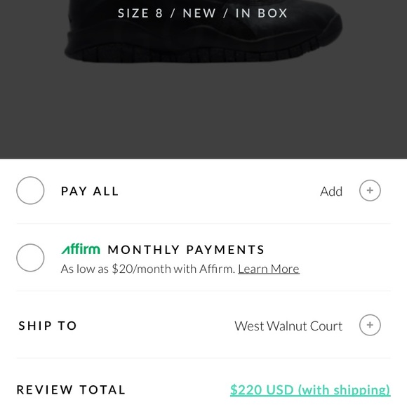 BRAND NEW Never worn! Jordan 10 NYC Men's Size 8!! - Picture 4 of 5